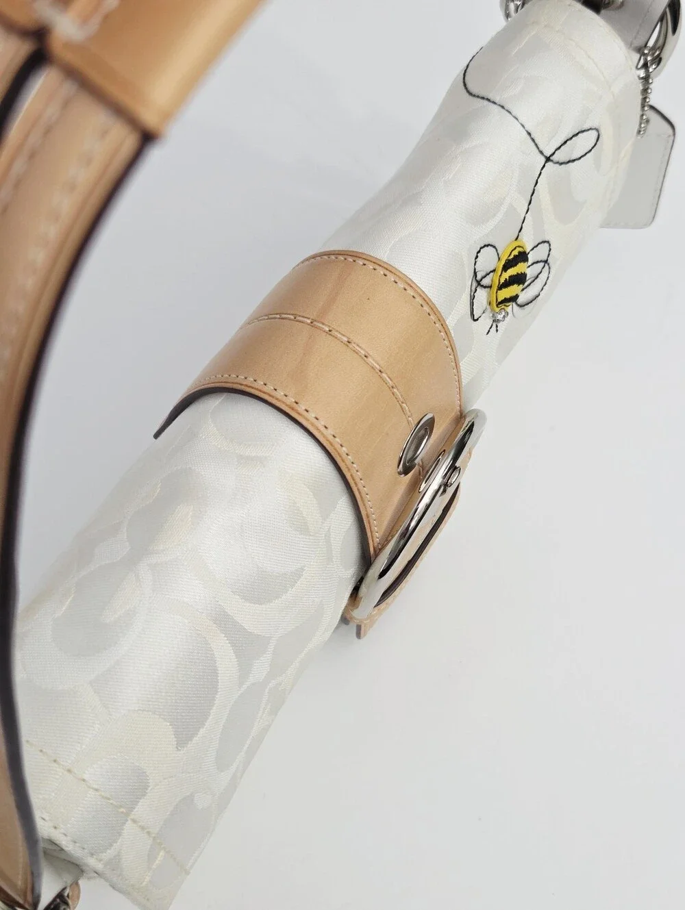 EXCELLENT RARE COACH Y2K OPTIC SIGNATURE C BUMBLE BEE SOHO BAG 1555